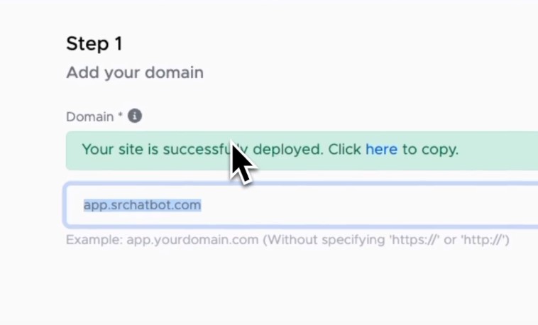 add custom domain