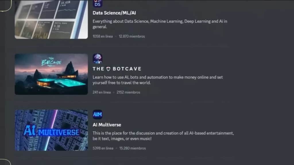 Discord AI communities