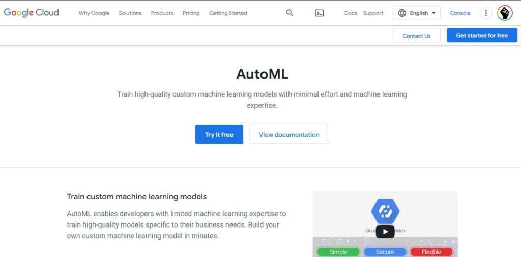 Google Cloud AutoML