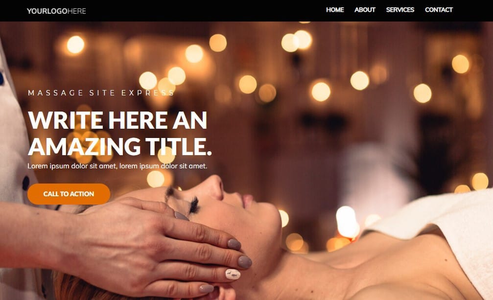 Massage Website Template