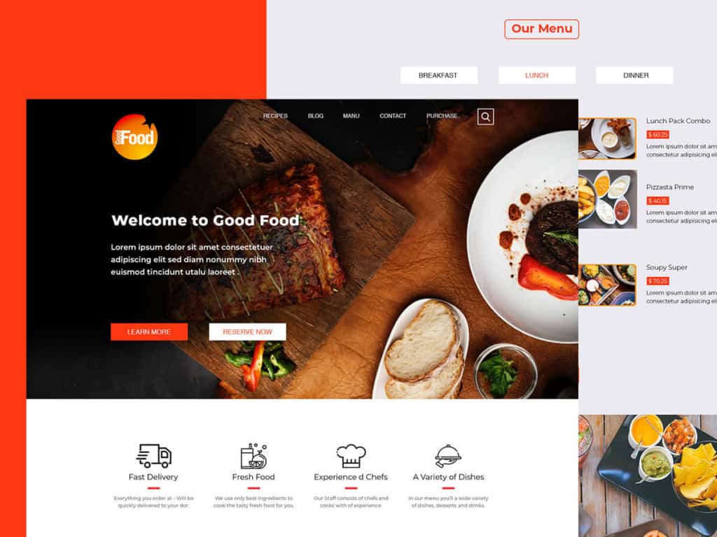 Restaurant Website Preview