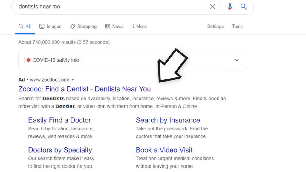 Google Ad Example