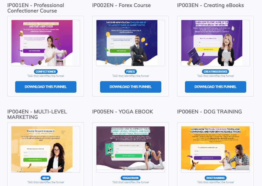 Builderall sales funnels templates