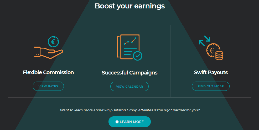 Betsson Group Affiliates