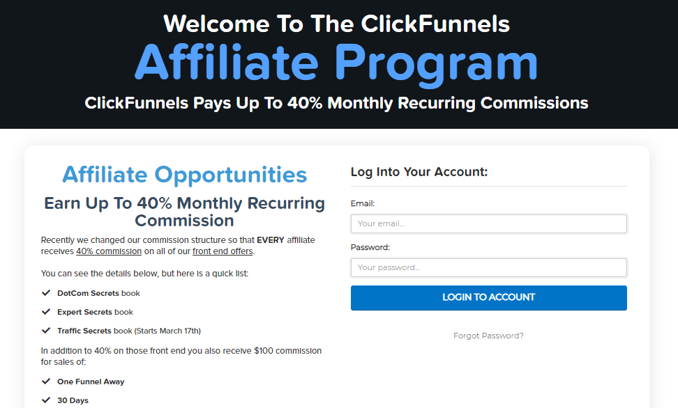 ClickFunnels affiliate program