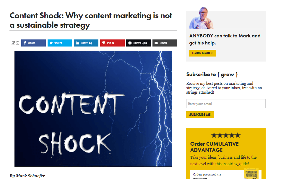 content shock