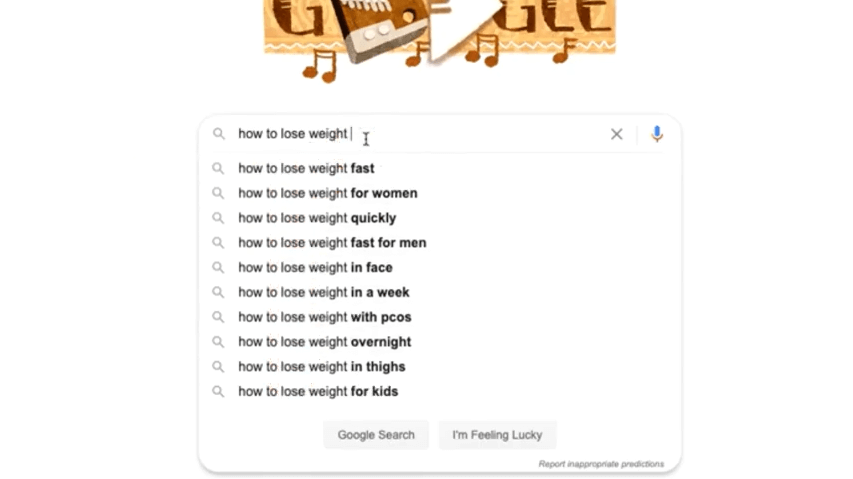 Google autocomplete