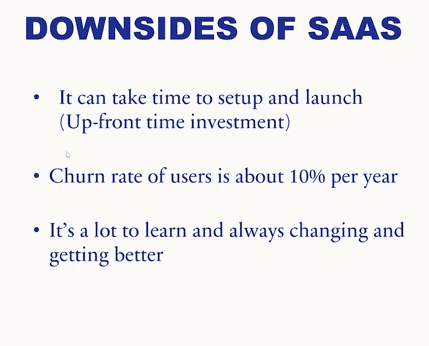 smma saas downsides