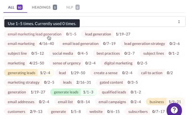 surfer seo keywords