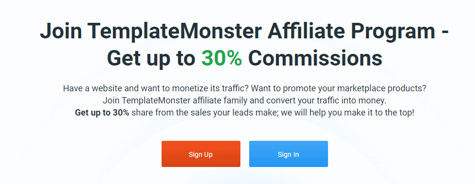 TemplateMonster affiliate program