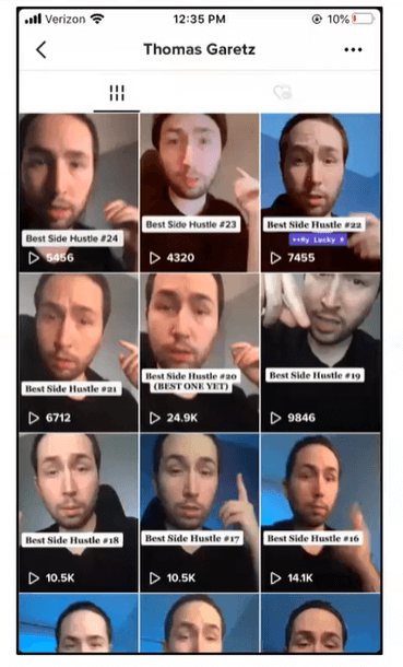 thomas garetz tiktok videos