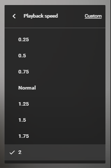 youtube playback speed
